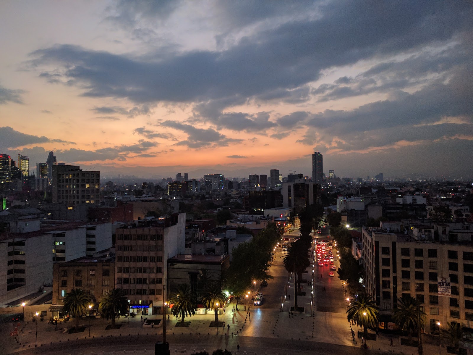Mexiko City abends